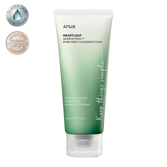 Anua - Espuma Limpiadora Heartleaf Quercetinol Pore Deep Cleansing Foam