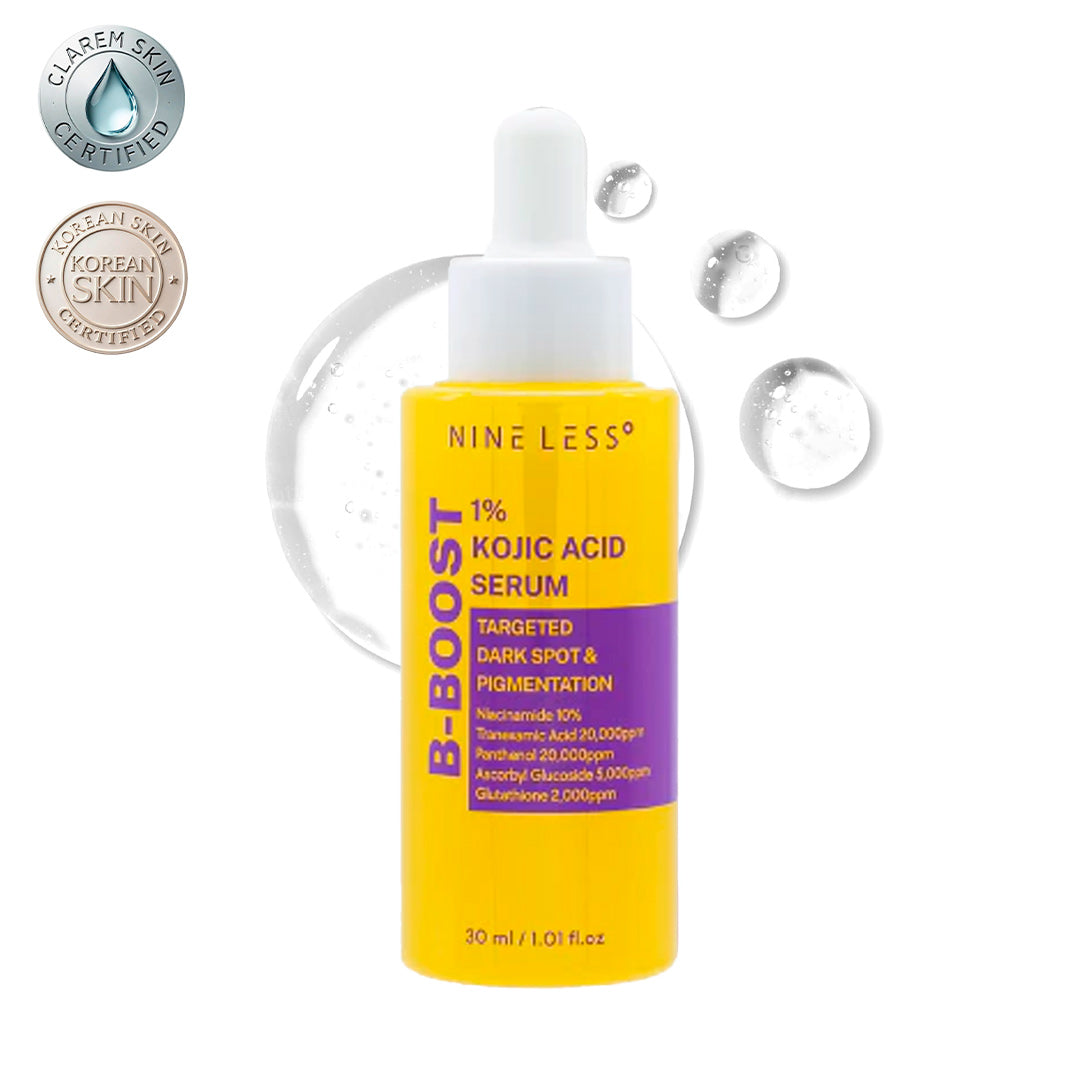 NINELESS - Sérum facial B-Boost 1% Kojic Acid Serum – Clarem Skin